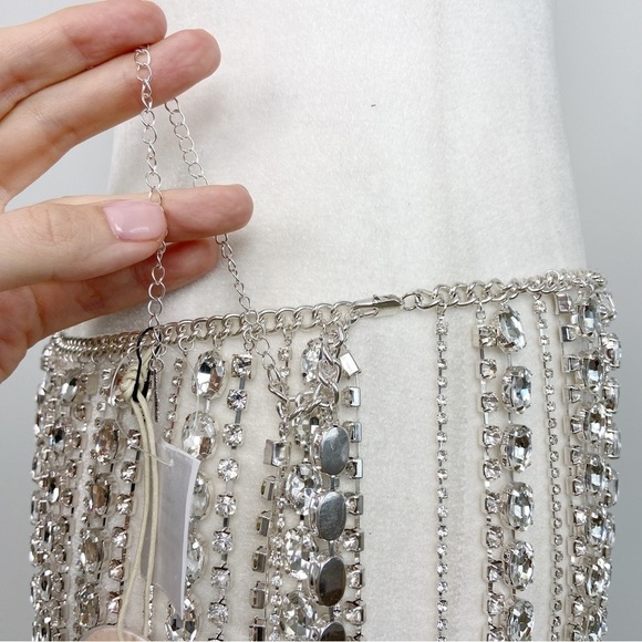 Camila Coelho Penny Skirt in Silver - Picture 8 of 9